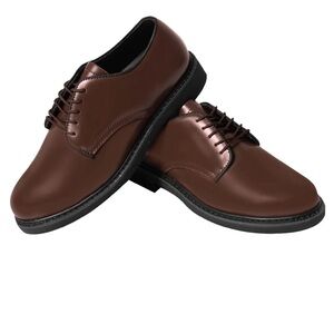 Vibram Rich Brown Leather Derbys